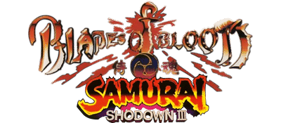 Samurai Shodown III logo for Playstation